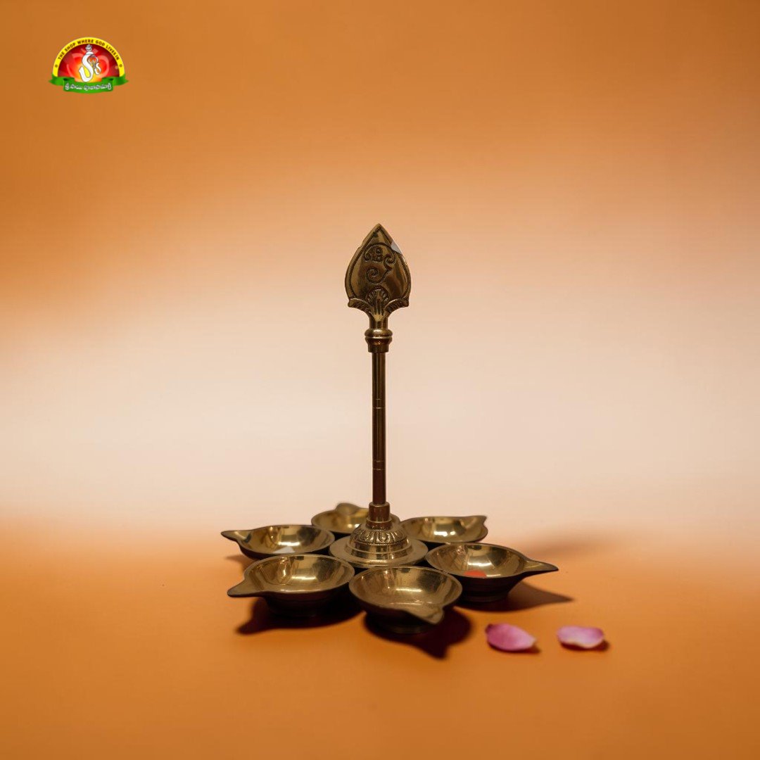 Brass Vel Deepam for Pooja, Subramanya Swamy Worship & Spiritual Decor