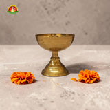 Brass Nandha Pyali Deepam with Stand for Pooja & Home Temple