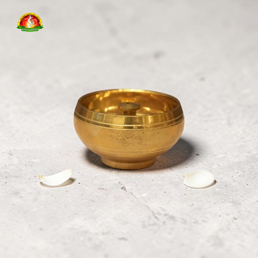 Brass Deepam for Daily Deeparadhana, Home Temple & Pooja