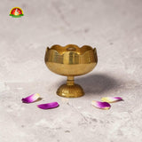 Brass Kamal Pyali Deepam for Pooja, Home Temple & Spiritual Decor