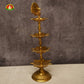 Brass Peacock Step Deepam for Pooja, Temple & Spiritual Decor
