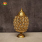 Brass Crystal Globe Deepam (Dholak Model) for Pooja & Spiritual Decor