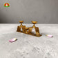 Brass Vertical 3 Step Deepam Pair for Pooja & Temple Decor