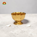 Brass Lotus Chandan Cup for Pooja, Festivals & Return Gifts