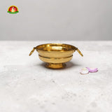 Brass Urali Sheet TIG-3 Bowl for Pooja, Decor & Festive Use