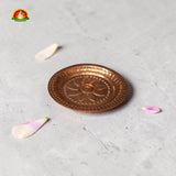 Copper Pooja Plate –  | 10gm Traditional Copper Plate