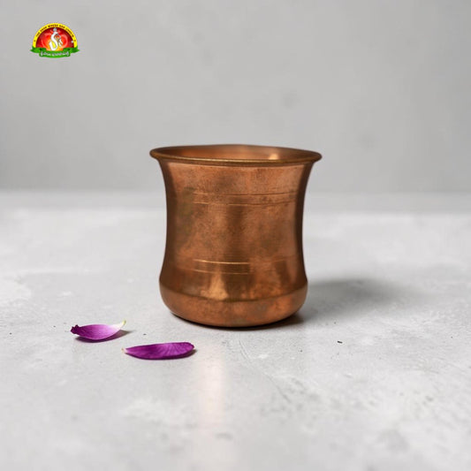 Pure Copper Panchapatra Glass – 7.5cm | 85gm