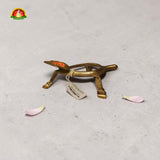Brass Shanku Stand – 4.5cm | 80gm Traditional Conch Holder