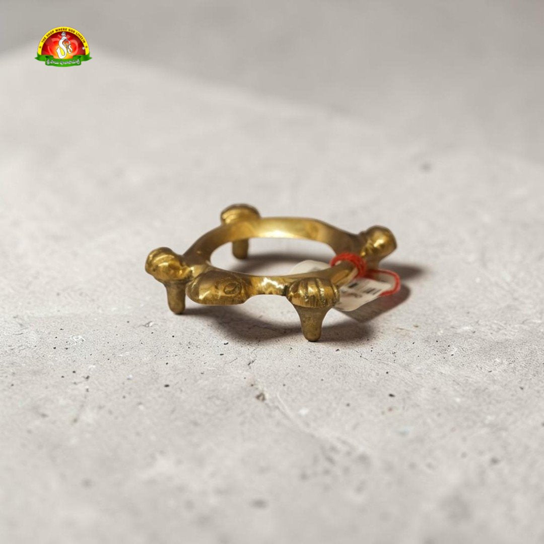 Brass Shanku Stand –  |  Traditional Conch Holder