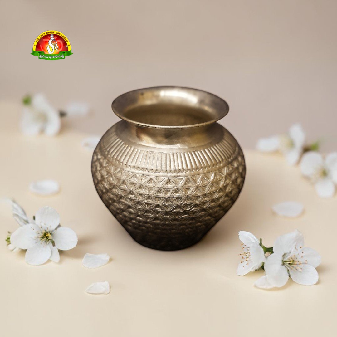 Premium German Silver Lota Kalash for Pooja & Temple Use – Fine 1st Quality Finish