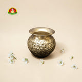 Premium German Silver Antique Lota Kalash for Pooja & Temple Use – Fine 1st Quality