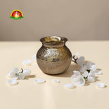 Premium German Silver Floral Design Lota Kalash – Fine 1st Quality Pooja Vessel