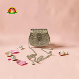 Premium German Silver Antique Bag/Purse Decorative Box – Fine 1st Quality