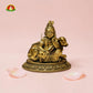 Laddu Gopal with Cow Antique Brass Idol for Home Temple – Premium Krishna Murti (10cm, 330g)