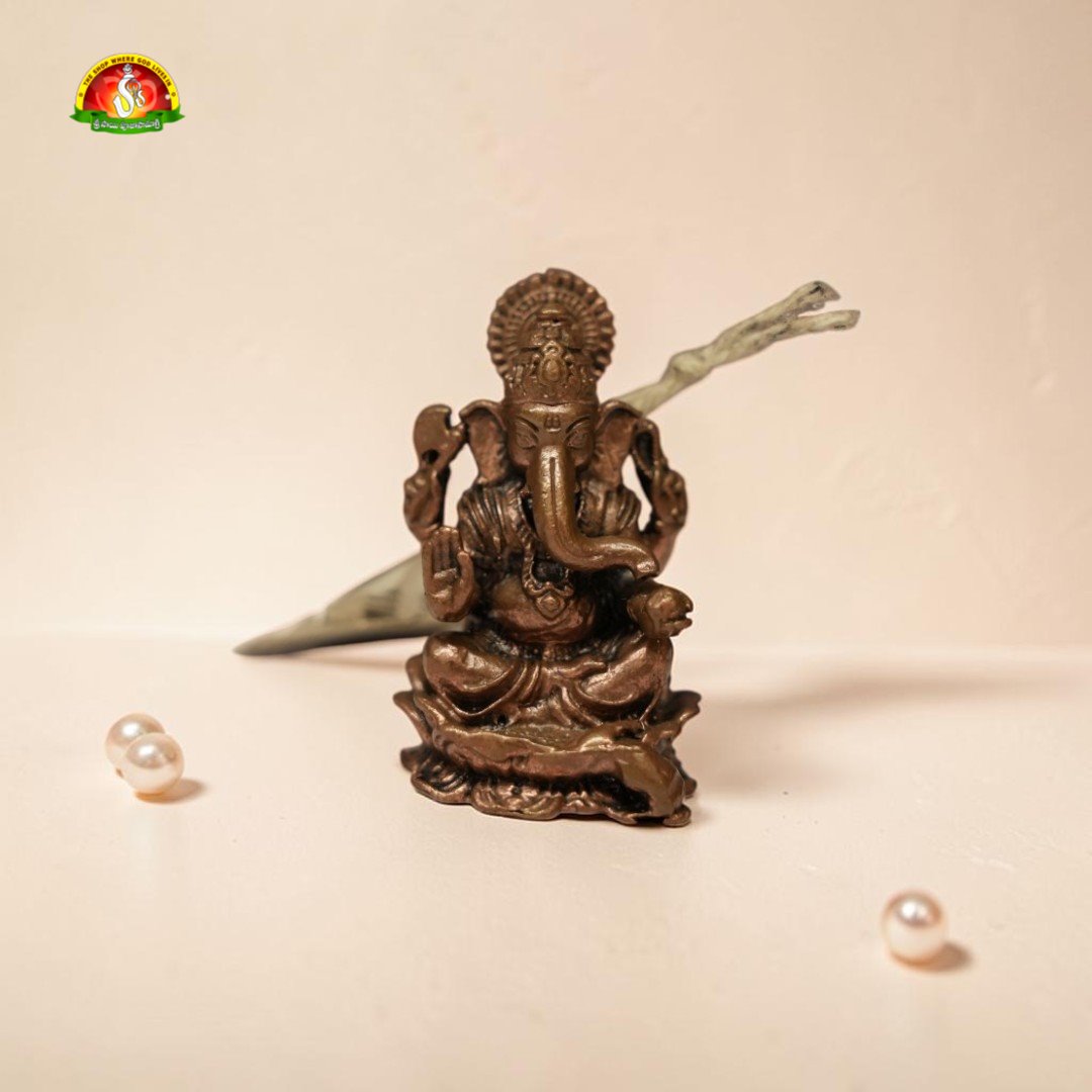 Premium Panchaloha Ganesha Statue for Home & Office Pooja