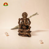 Premium Panchaloha Ganesha Statue for Home & Office Pooja
