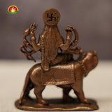 Panchaloha Durga Matha Idol – Sacred Durga Devi Murti for Pooja & Protection