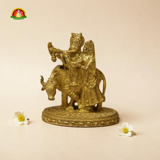 Panchaloha Radha Krishna Idol – 5cm | 60gm