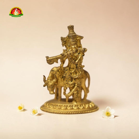 Panchaloha Krishna Idol – 5cm | 45gm