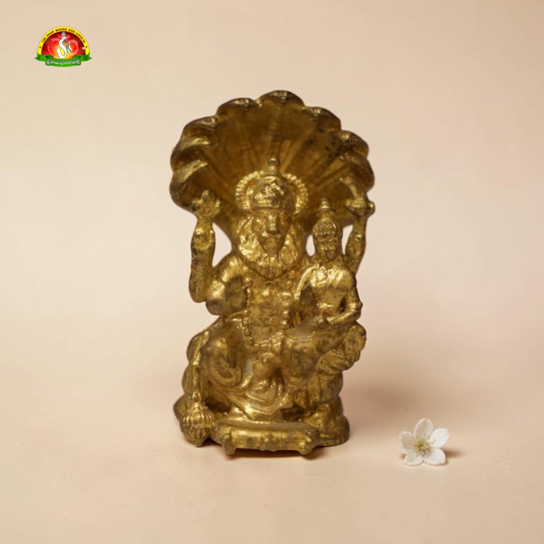 Panchaloha Lakshmi Narasimha Idol – 5cm | 70gm