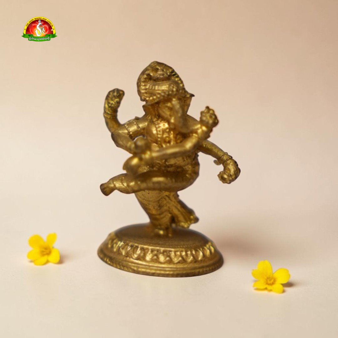 Panchaloha Ganesh Idol – 3cm | 16gm