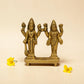 Vishnu Lakshmi Brass Idol for Home Temple – Premium Brass Murti (6cm, 100g)