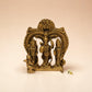 Ram Darbar Brass Idol for Home Temple – Premium Brass Murti (6.5cm, 105g)
