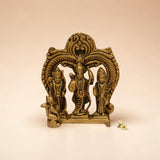 Ram Darbar Brass Idol for Home Temple – Premium Brass Murti (6.5cm, 105g)