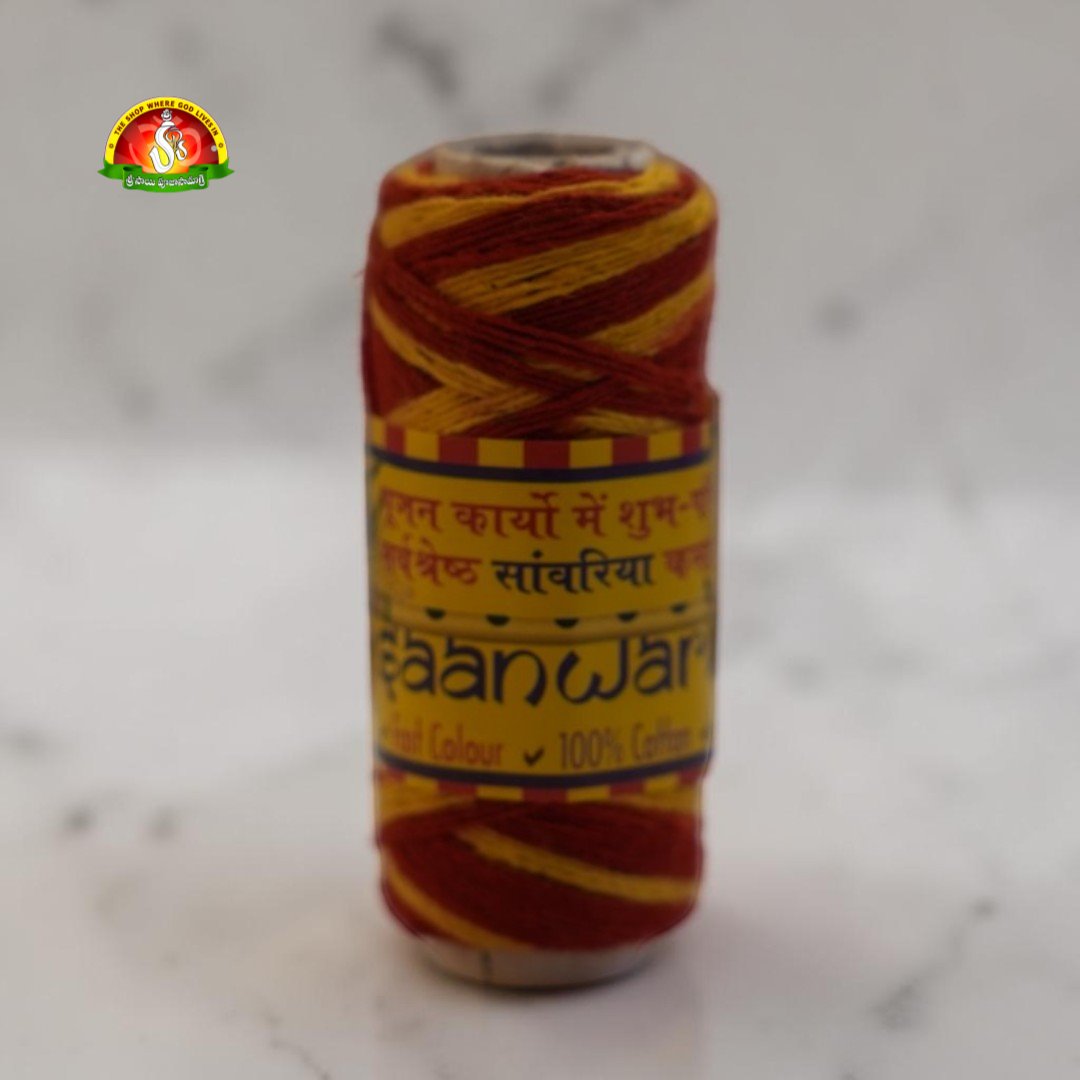 Moli Daram (Kalava / Mauli Thread) for Pooja – Sacred Red & Yellow Thread
