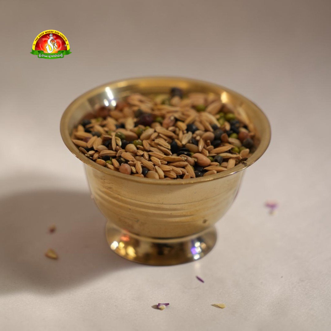 Navadhanyalu / Navdhanya / Navadhanyam – 9 Sacred Grains for Navagraha Pooja