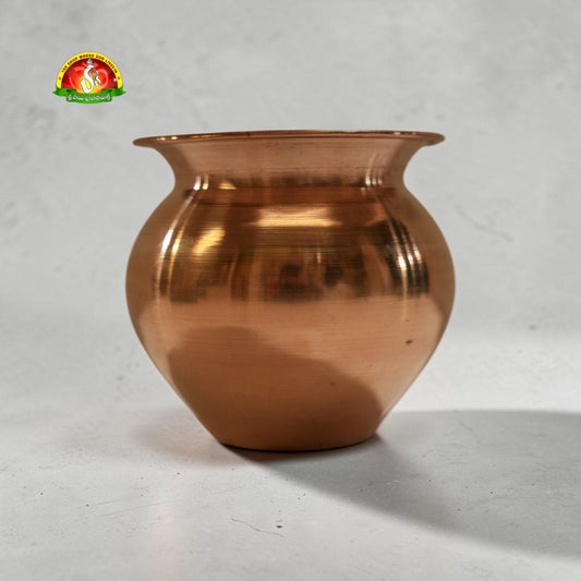 Pure Copper Lota for Pooja & Daily Use – Traditional Tamra Kalash
