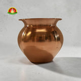 Pure Copper Lota for Pooja & Daily Use – Traditional Tamra Kalash
