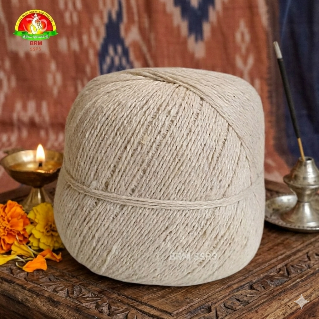 Sacred Cotton Daram Thread for Pooja & Ritual Use – Pure & Durable