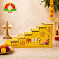 Edu Shanivara Vratham MDF 7 Steps Set with Balaji Idol and Metal Padalu