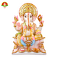 Premium Pure Marble Ganesh Idol –9inch Elegant Ganesha Statue for Home Temple