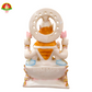 Premium Pure Marble Lakshmi Devi Idol –9inch  Elegant Goddess Statue for Home Temple