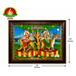Sammakka Sarakka Matte Finish Photo Frame 14 x 10 Inch – Premium Devotional Wall & Home Temple Frame