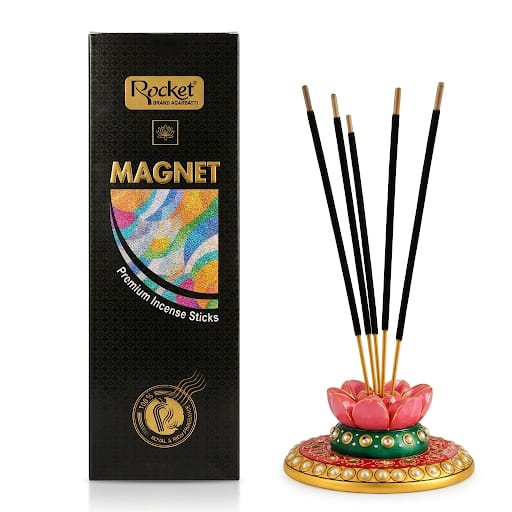 Rocket Magnet Premium Incense Sticks | Spiritual & Devotional Agarbatti