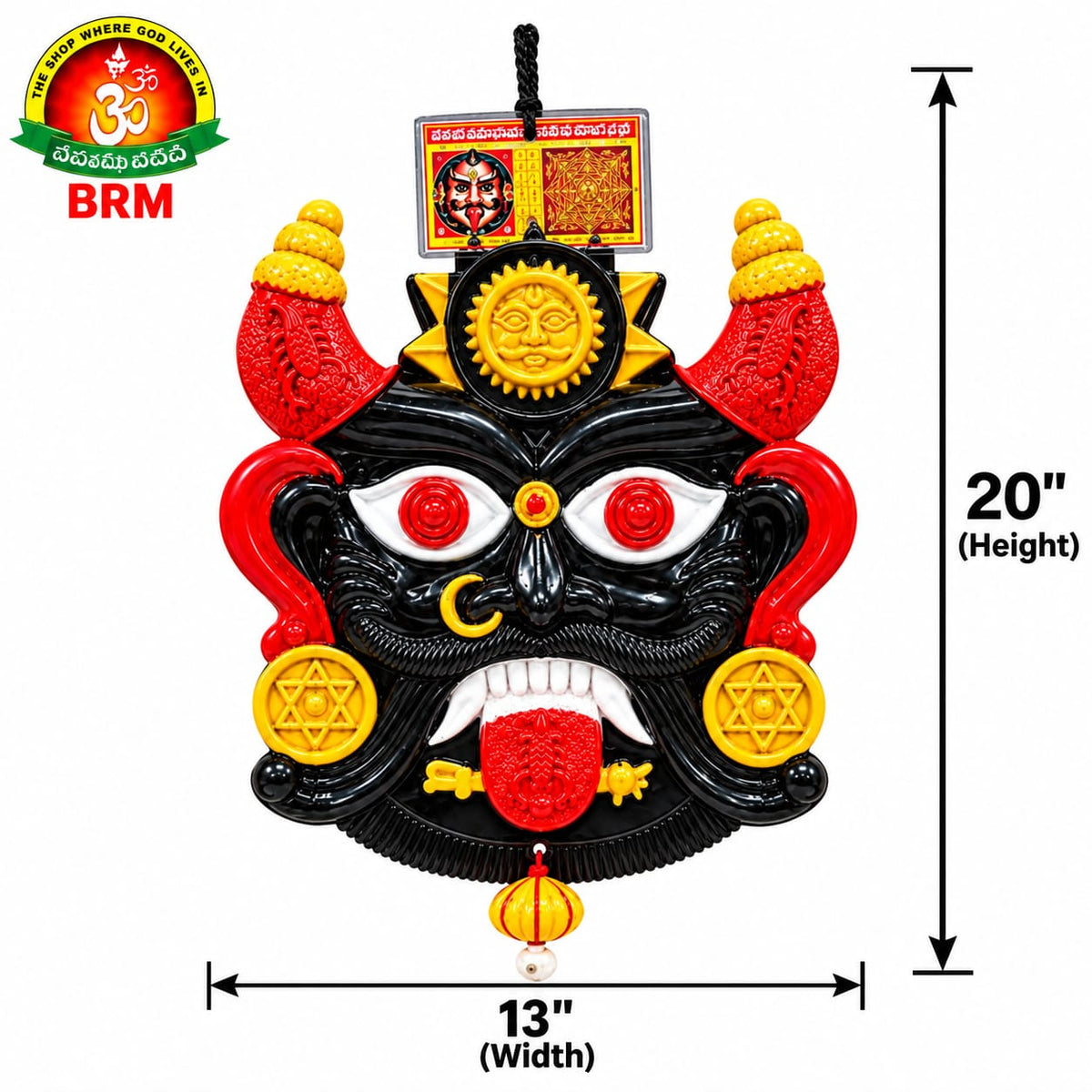 Drishti Bomma for Home & Shop Entrance | Traditional Evil Eye Decor