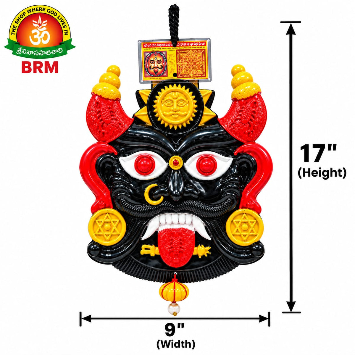 Drishti Bomma for Home & Shop Entrance | Traditional Evil Eye Decor