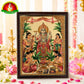 Lord Satyanarayana Swamy Gold Sheet Photo Frame – 14 × 18 Inch