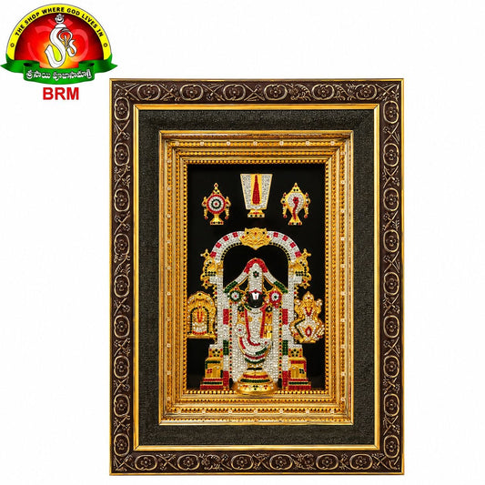 LED Lord Balaji  Photo Frame  | 16 × 22 Inches