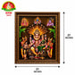 Mat Finish Lakshmi Narasimha Swamy Photo Frame