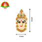 German Silver Ammavari Face with 1 Gram Gold Jewellery