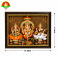 Lakshmi Ganesh Sarasvathi Premium Photo Frame – Waterproof & Unbreakable(14*10 Inch)