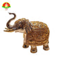 Premium Gold & Silver Plated Elephant Idol for Lakshmi Pooja & Home Decor