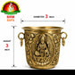 Brass Antique Balaji & Lakshmi Design Glass – Premium Spiritual