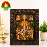 Narasimha Swami Matte Finish Photo Frame 8.5 x 6.5 Inch – Premium Devotional Wall & Home Temple Frame
