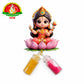 Lakshmi Haldi Pasupu Kumkuma Set | Acrylic Goddess Lakshmi with Pasupu & Kumkuma Bottles