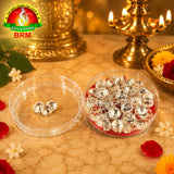 108 Silver Lotus Flowers (Thamarapuvvu) for Pooja – Premium Devotional Set